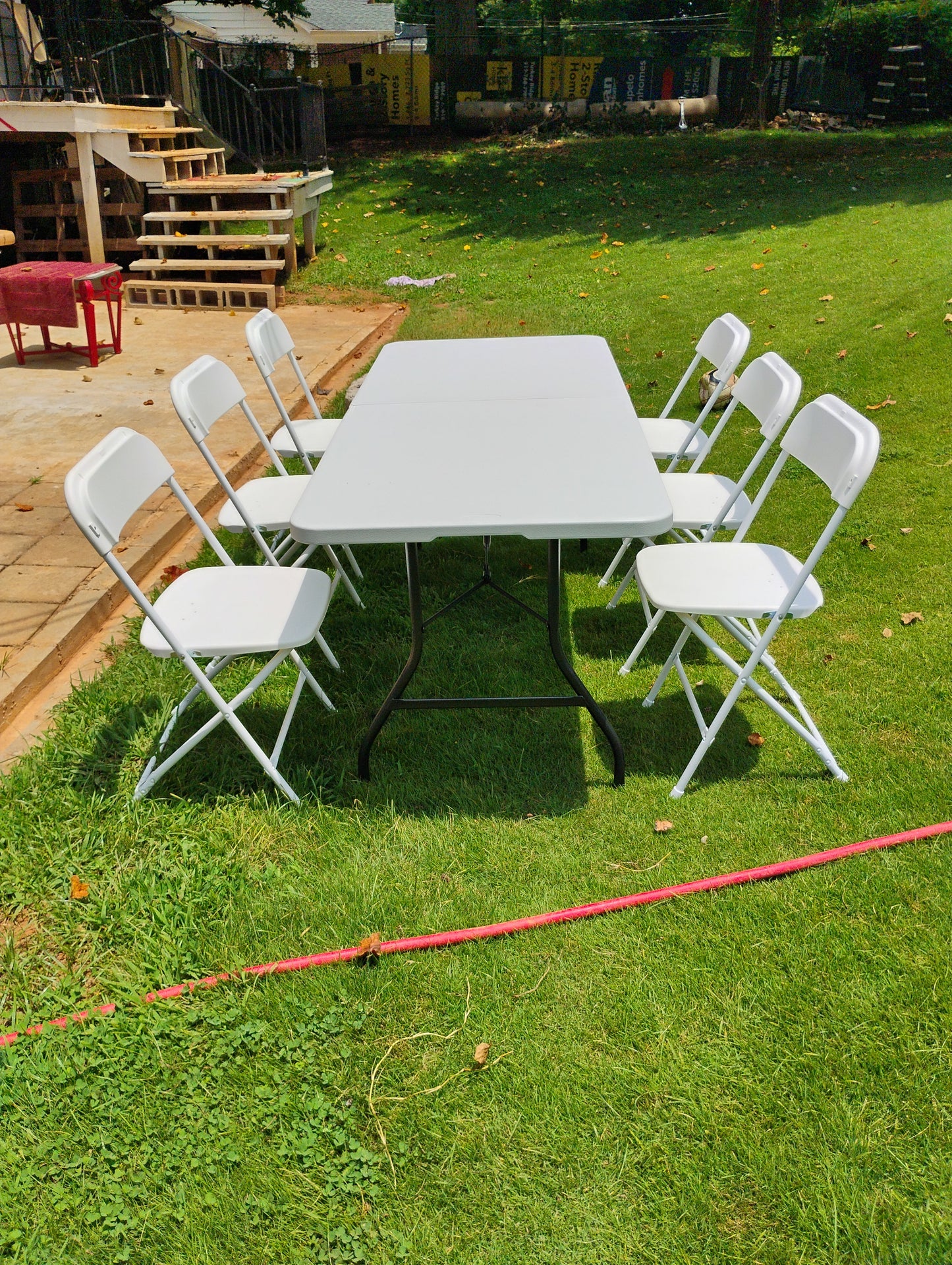 ✅ 6ft Rectangle Table Rental – Charlotte NC